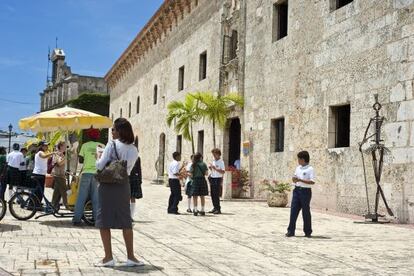 La calle de las Damas, en la parte histórica de Santo Domingo.