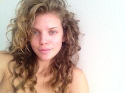 Fotos subida por AnnaLynne McCord en su cuenta de Twitter (@IAMannalynnemcc) el pasado mayo