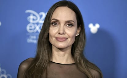 La actriz Angelina Jolie en un evento de Disney en Anaheim, California, el pasado sábado.