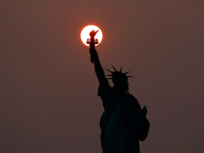 Estatua de la Libertad, en Nueva York.