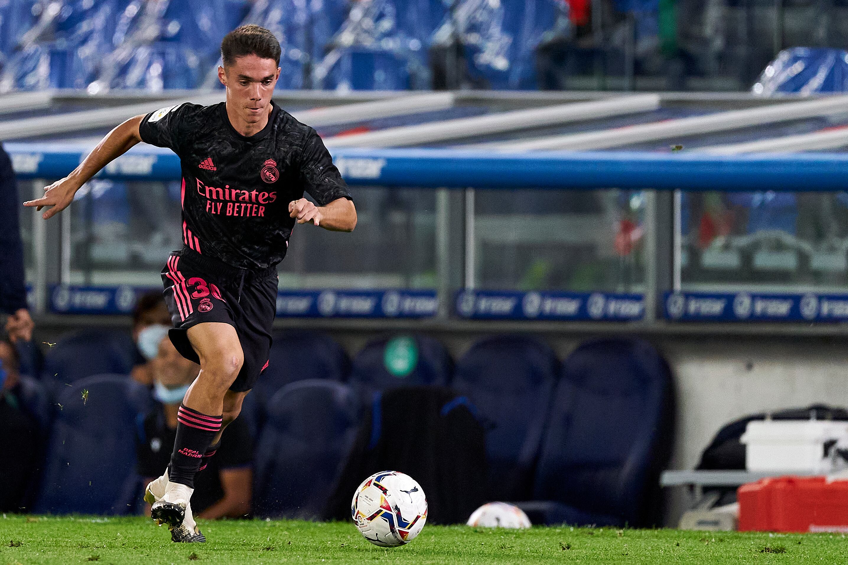 Sergio Arribas, en el Real Sociedad-Real Madrid.