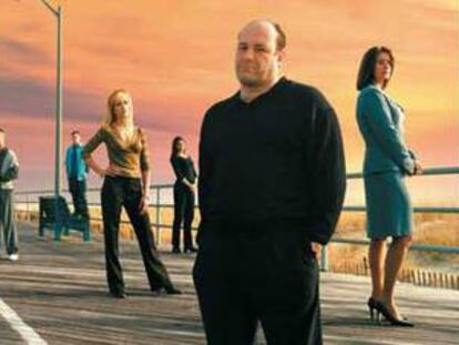 Los protagonistas de 'Los Soprano', en una imagen de promoción de la serie.