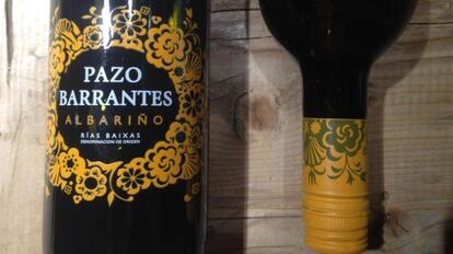 Pazo de Barrantes, albariño joven con tapón de rosca. ¿Blasfemia? No, avances.