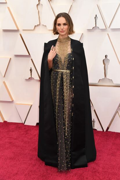 Natalie Portman, a su llegada al Dolby Theatre.