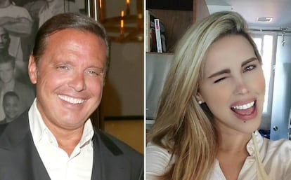 El cantante mexicano Luis Miguel y la periodista venezolana Desirée Ortiz.