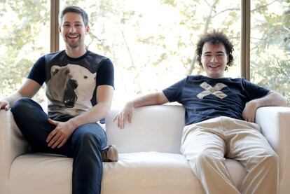 David Martínez y Jordi Tamargo, cofundadores de Burn Media SL, la empresa propietaria de SeriesYonkis.