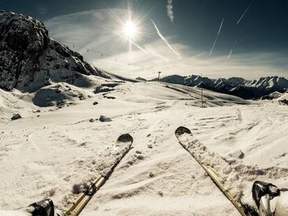Pistas de esquí muy blancas para todos los niveles