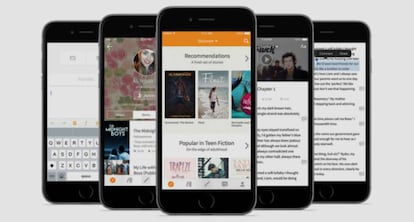 La app Wattpad, que permite leer libros electrónicos en el móvil.