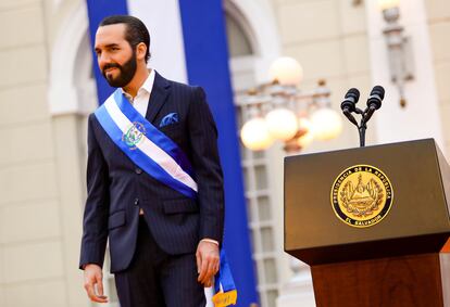 El presidente de El Salvador, Nayib Bukele