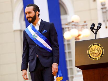 El presidente de El Salvador, Nayib Bukele.