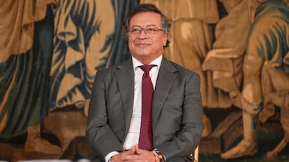 Gustavo Petro, en Bogotá, el 9 de octubre de 2024.