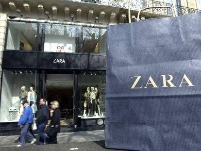 Una de las tiendas de la cadena Zara en París.