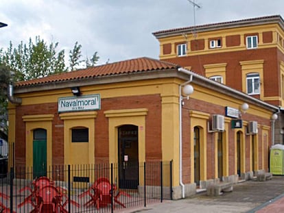 Estación de Navalmoral de la Mata en Cáceres.