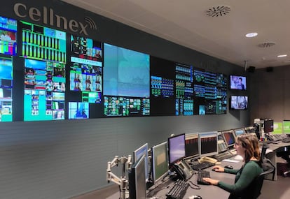 Centro de control de Cellnex.