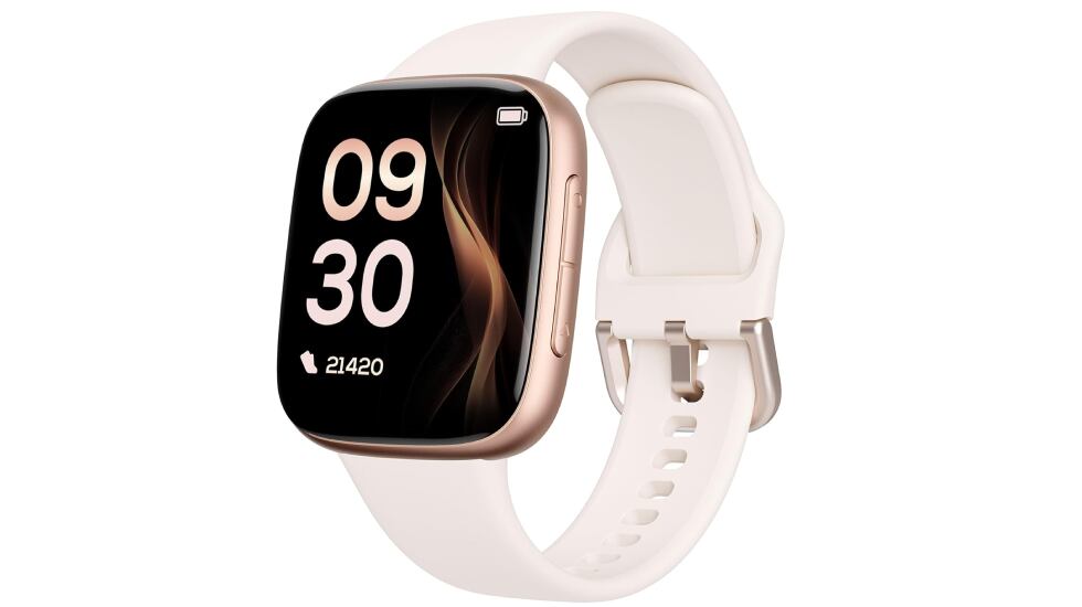 Reloj inteligente con panel Amoled y 100 modos deportivos.