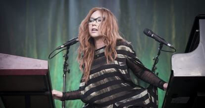 Tori Amos en un momento del concierto.