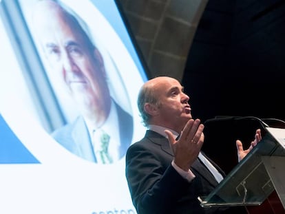 Luis de Guindos, ministro de Economía. 