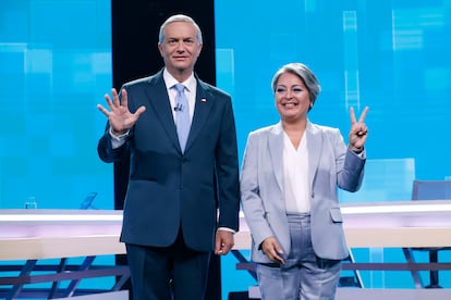 José Antonio Kast y Jeannette Jara