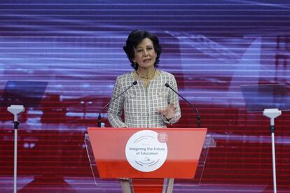 a presidenta del Banco Santander, Ana Botín.