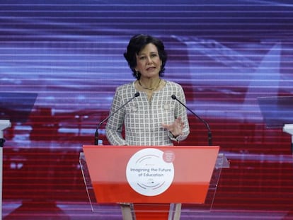 a presidenta del Banco Santander, Ana Botín.