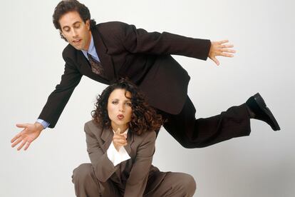 Julia Louis-Dreyfus y Jerry Seinfeld.