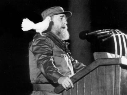 Castro en La Habana en 1989.