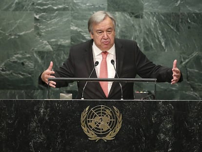 Antonio Guterres, el pasado 13 de octubre.