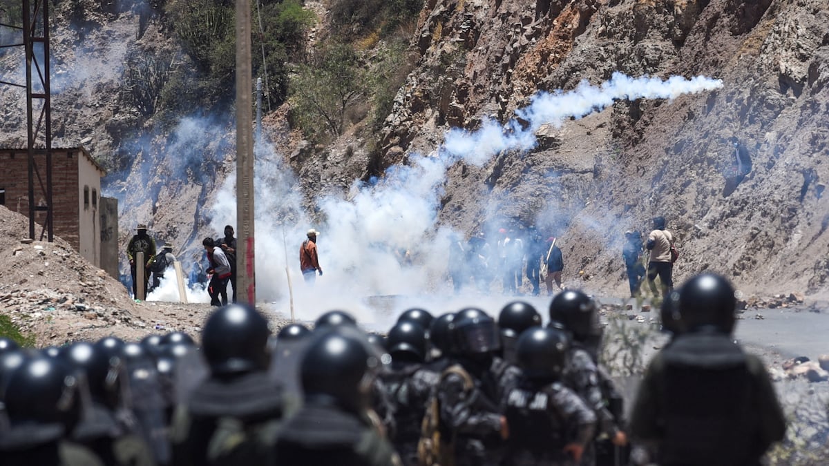 Protestas en Bolivia