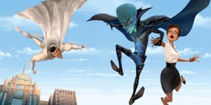 No se estrena hasta el 3 de diciembre pero la última película de la factoría Dreamworks, 'Megamind', ya tiene rostros que memorizar.