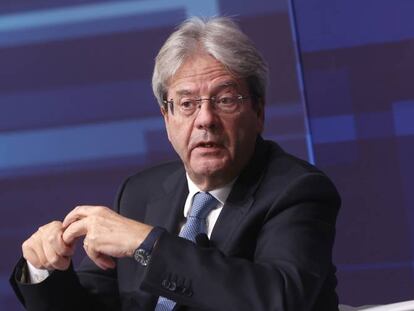 El comisario europeo de Economía, Paolo Gentiloni, en un diálogo en Roma a comienzos de diciembre de 2022.