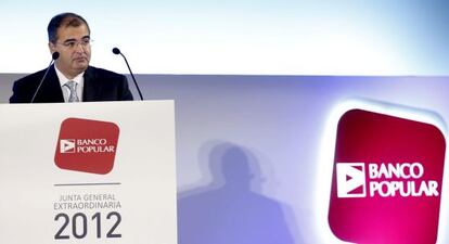 El presidente del Banco Popular, Ángel Ron.