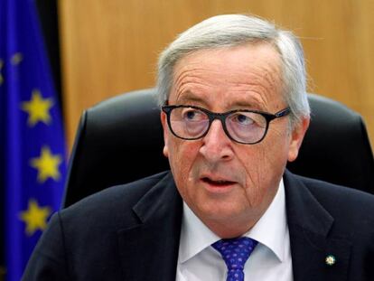 El presidente de la Comisión Europea, Jean-Claude Juncker, la semana pasada en Bruselas.