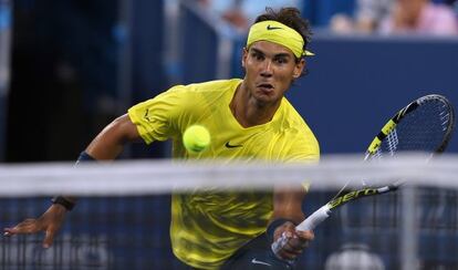 Nadal, en un partido en Cincinnati. 