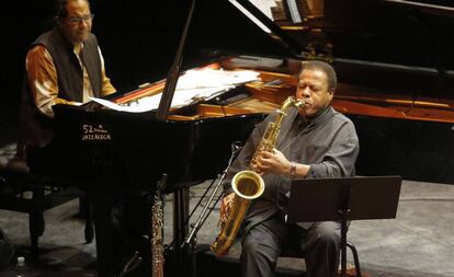 Wayne Shorter, en 2017 en el Kursaal. 