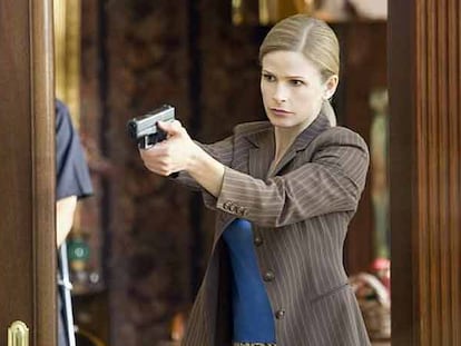 Kyra Sedgwick, protagonista de la serie <i>The closer.</i>