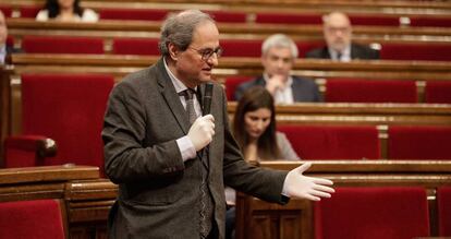 El presidente de la Generalitat, Quim Torra.