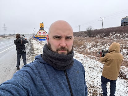 El periodista Pablo González, en una imagen de febrero de 2022 difundida por Reporteros Sin Fronteras.