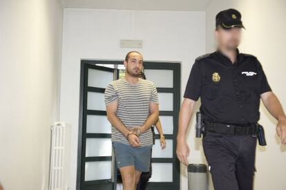 José Luis Rodríguez, en los juzgados de Ourense. / NACHO GÓMEZ