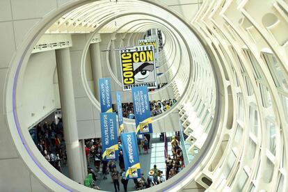 Ambiente en la Comic-Con, el 19 de julio. 