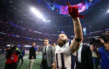 Edelman, depois do jogo.