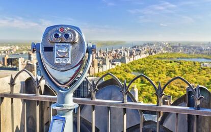 Vistas de Central Park desde el Top of the Rock, mirador del Rockefeller Center, en Manhattan (Nueva York).