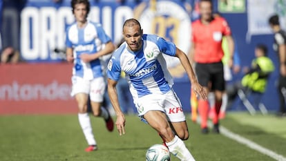 Martin Braithwaite, en el Leganés-Betis del domingo.