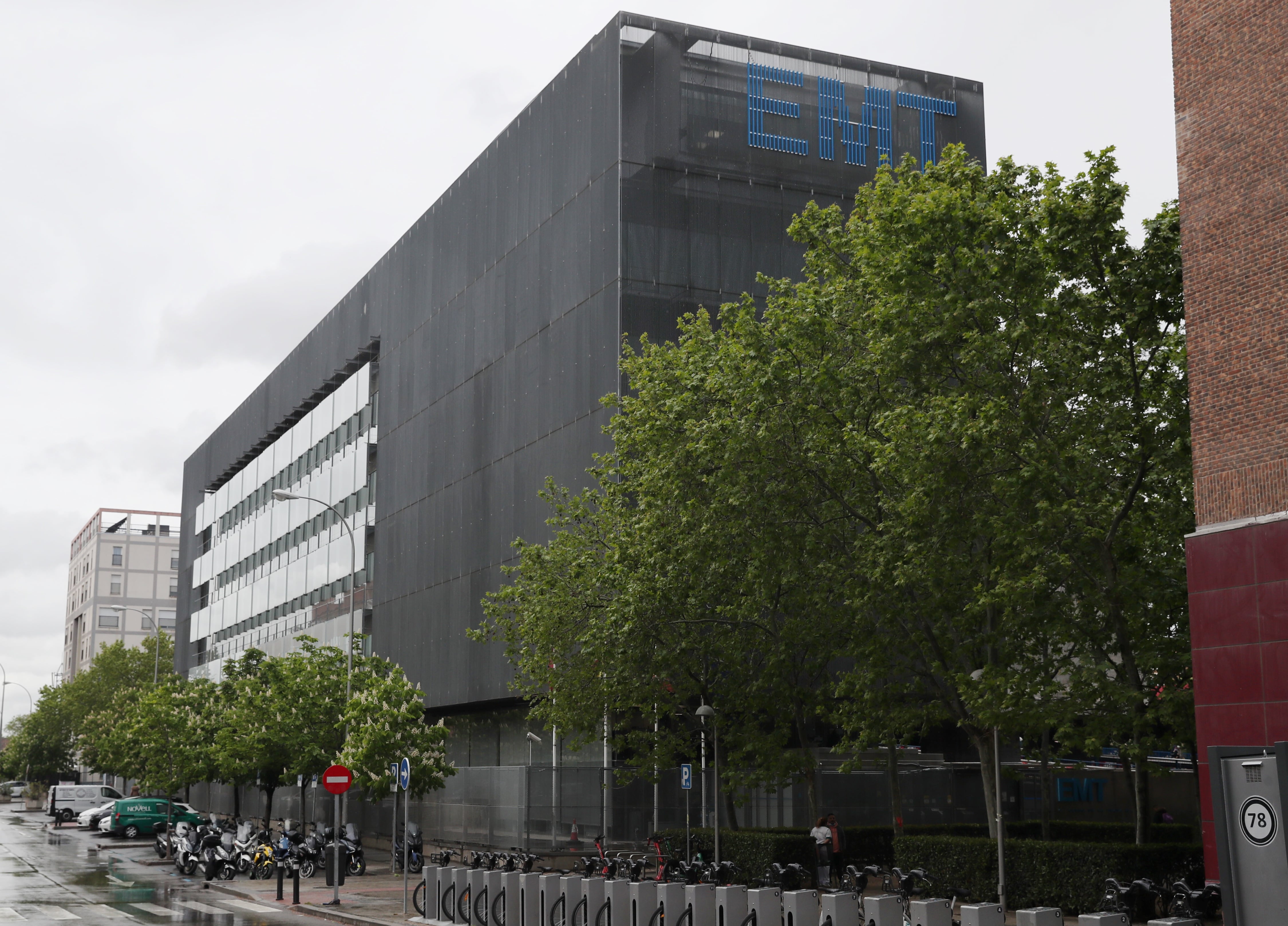 Oficinas centrales de la EMT en Madrid.