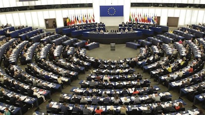 Pleno del Parlamento Europeo en la ciudad francesa de Estrasburgo.