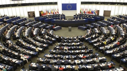 Pleno del Parlamento Europeo.