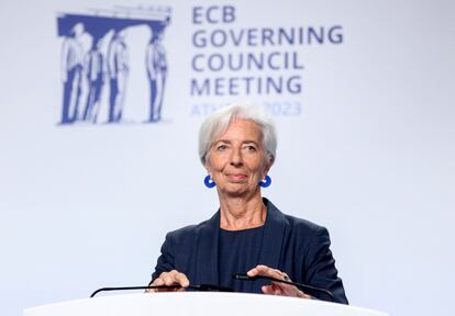 Christine Lagarde, presidenta del BCE