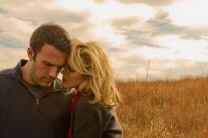 Old flames: Ben Affleck and Rachel McAdams in Terrence Malick's To the Wonder