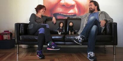 Los creativos publicitarios Marta Rico y Miguel García Vizcaíno de la agencia Sra. Rushmore.