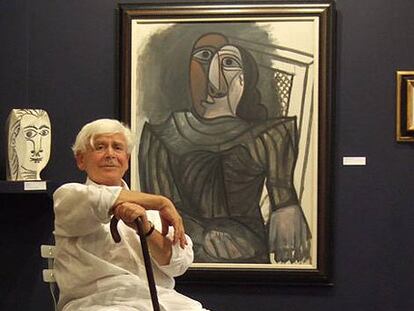 Jan Krugier, en su galería de Ginebra.
