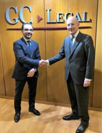 Alfredo Olivares, nuevo director del área de derecho del deporte de GC Legal y Tomás González Cueto socio-director del despacho